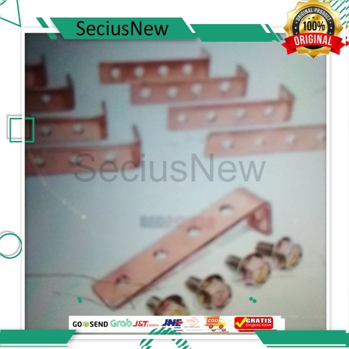 HEADER BUSBAR KEPALA GROUNDING AKI MOBIL TEMBAGA MURNI 3MM