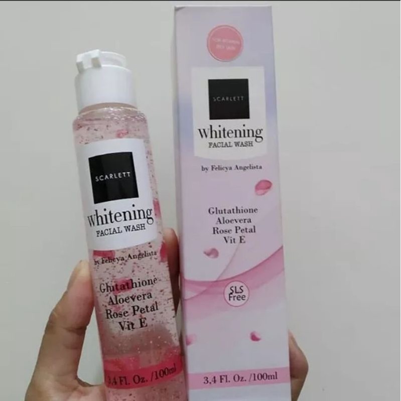 SCARLET FACIAL WASH WHITENING GLOW ORIGINAL BPOM