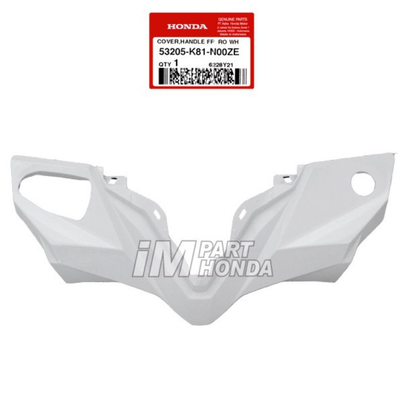 53205-K81-N00ZE Batok Depan Beat Fi eSP ECO 2016 2017 2018 2019 Putih non ori