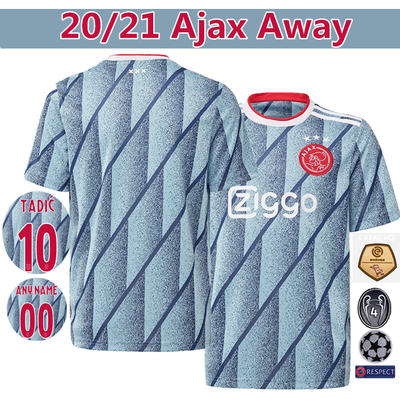 Jersey Sepak Bola Ajax Away Grade Aaa 20 21 Ukuran S Xxxl Untuk Olahraga Shopee Indonesia