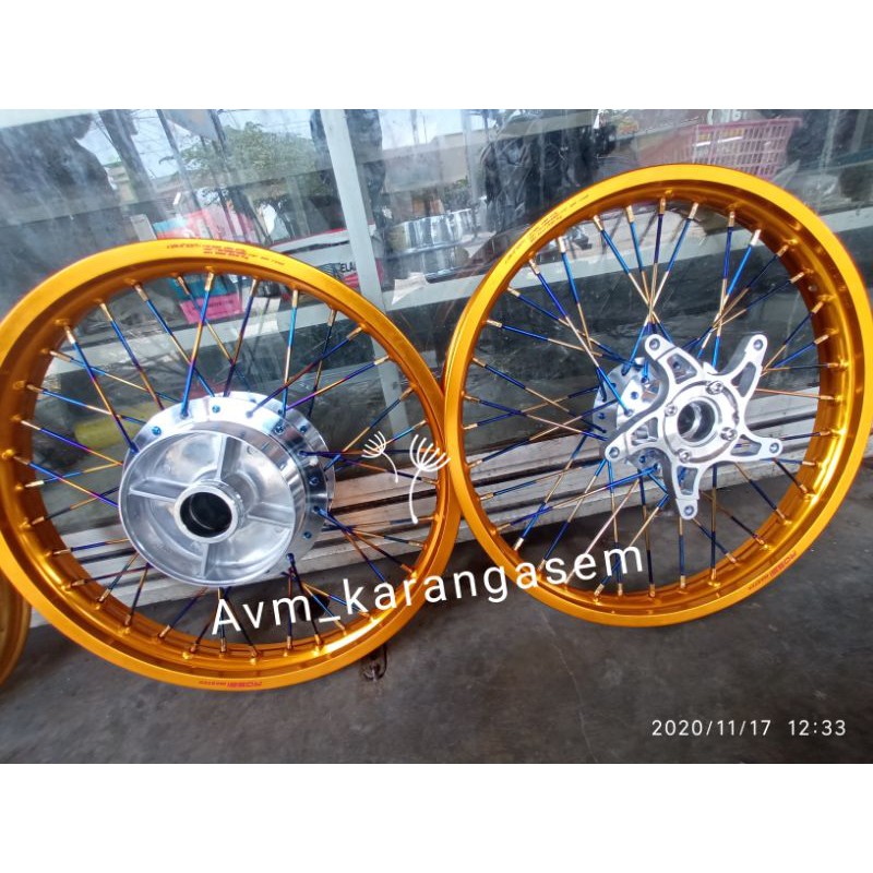 paket velg jari jari cb150r new velg rossi cbr pelek Ncb