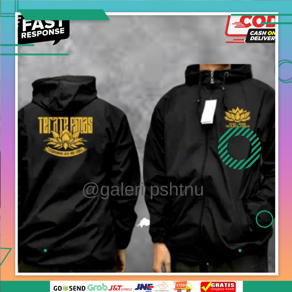 jaket psht parasit parasut satu abad terate emas bordir distro keren murah simple psht sh terate