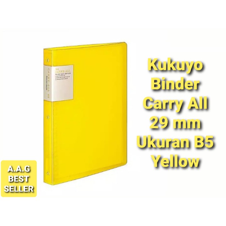 

KOKUYO BINDER CARRY ALL 29 × 215 × 272MM B5 YELLOW
