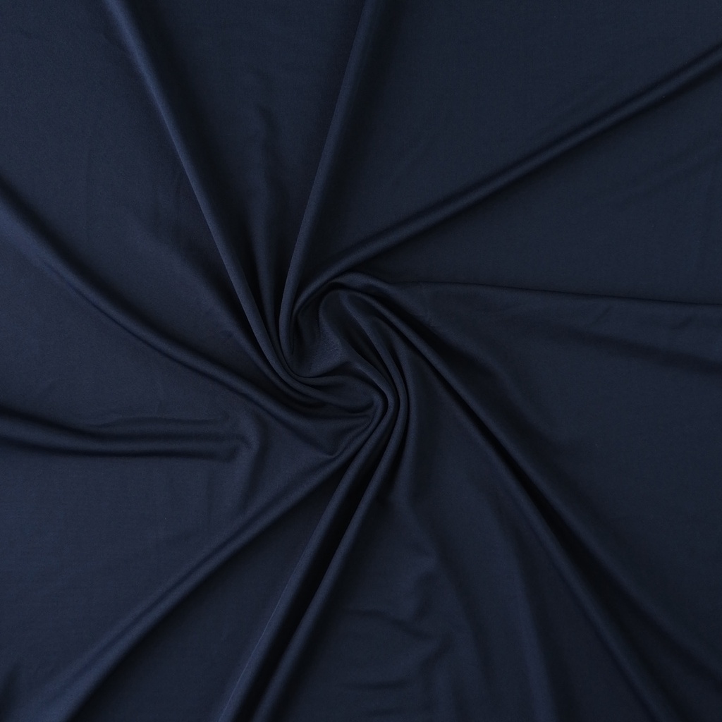 Pashmina Instan Jersey New Normal Series | Pashmina Lubang Telinga-Navy