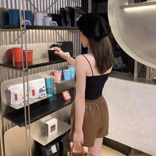 Tank Top Bra / Tanktop Polos Elastis High Quality Atasan Wanita-3