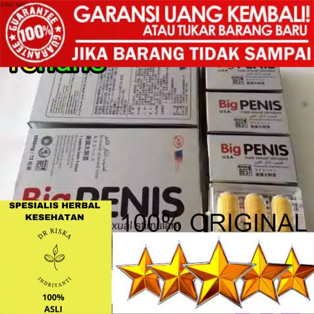 100% ASLI **PROMO** ORIGINAL BIG PENIS PRIA KUAT TAHAN LAMA ASLI