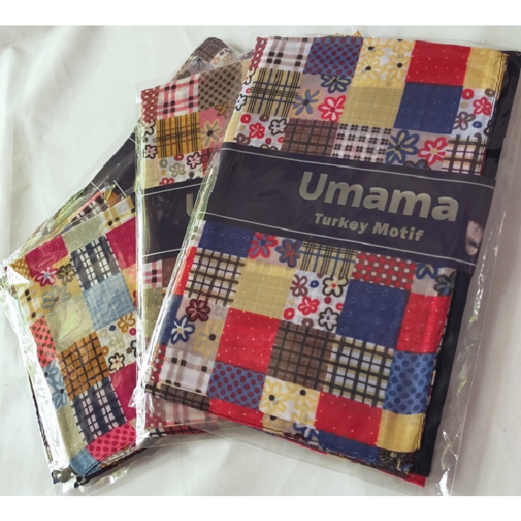 SEGI EMPAT UMAMA TURKEY MOTIF VOAL SCARF KERUDUNG HIJAB SEGIEMPAT SQUARE RESELLER WELCOME