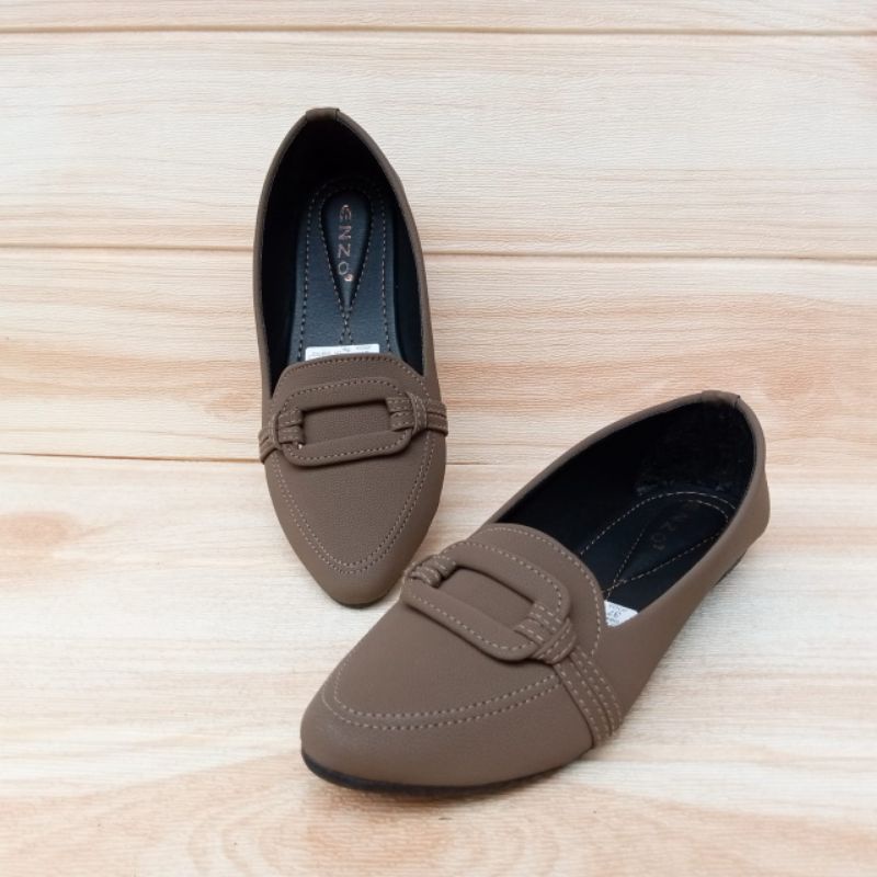 Sepatu Balet Wanita Terbaru Flatshoes Wanita Kerja Simple Trendy viral