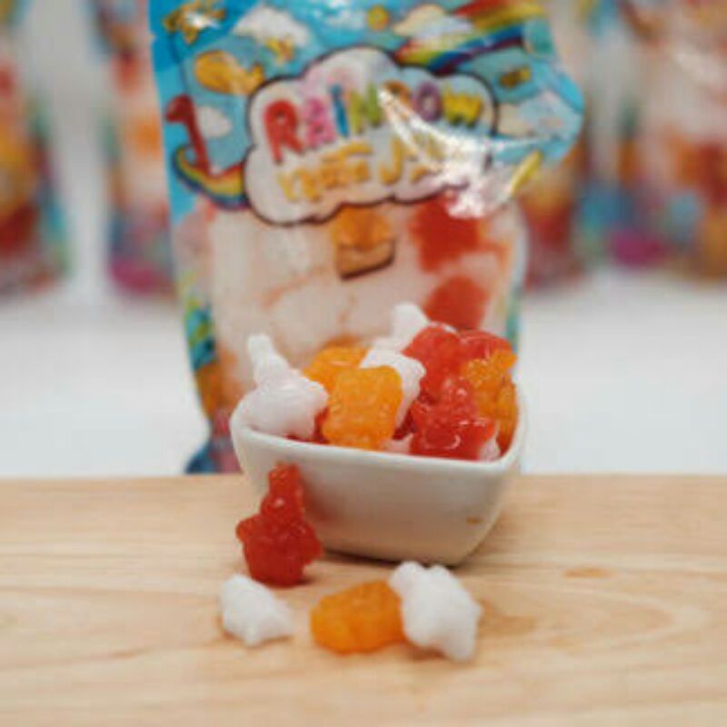 

Rainbow Nata Jelly Berbentuk Karakter Kartun ukuran 500gr
