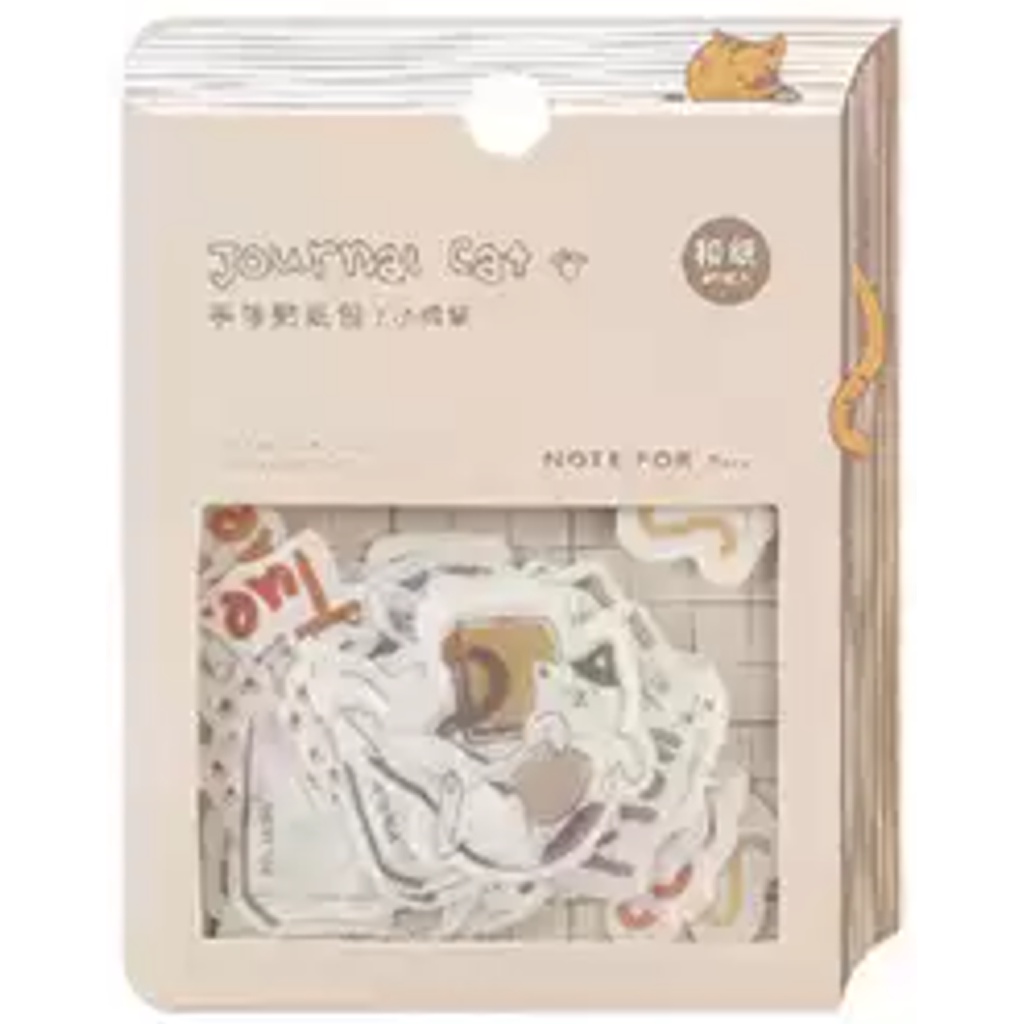 

Note For Deco Flake Sticker Journal Little Orange Meow