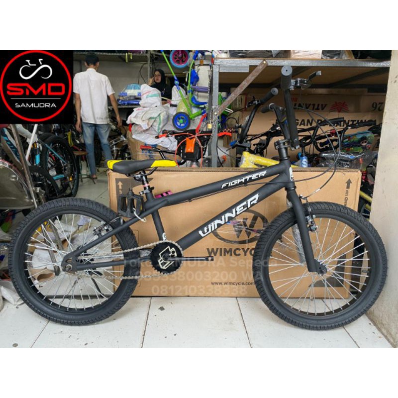 Sepeda Anak BMX 20 Winner Fighter JBS Batang Kokoh Kuat Bergaransi Murah BDG