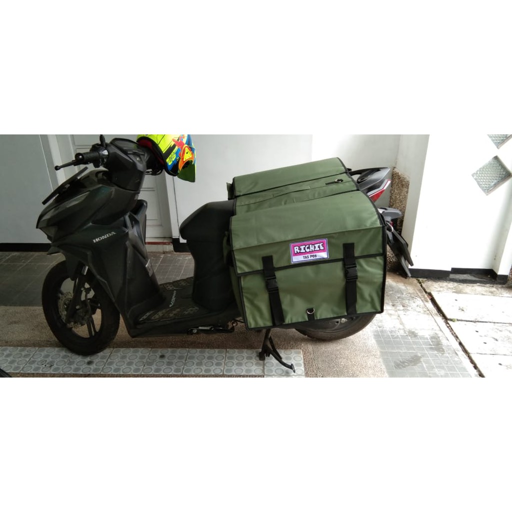 Promo Tas Pos Obrok  Tas Kurir Obrok Sepada Motor Canvas Termurah