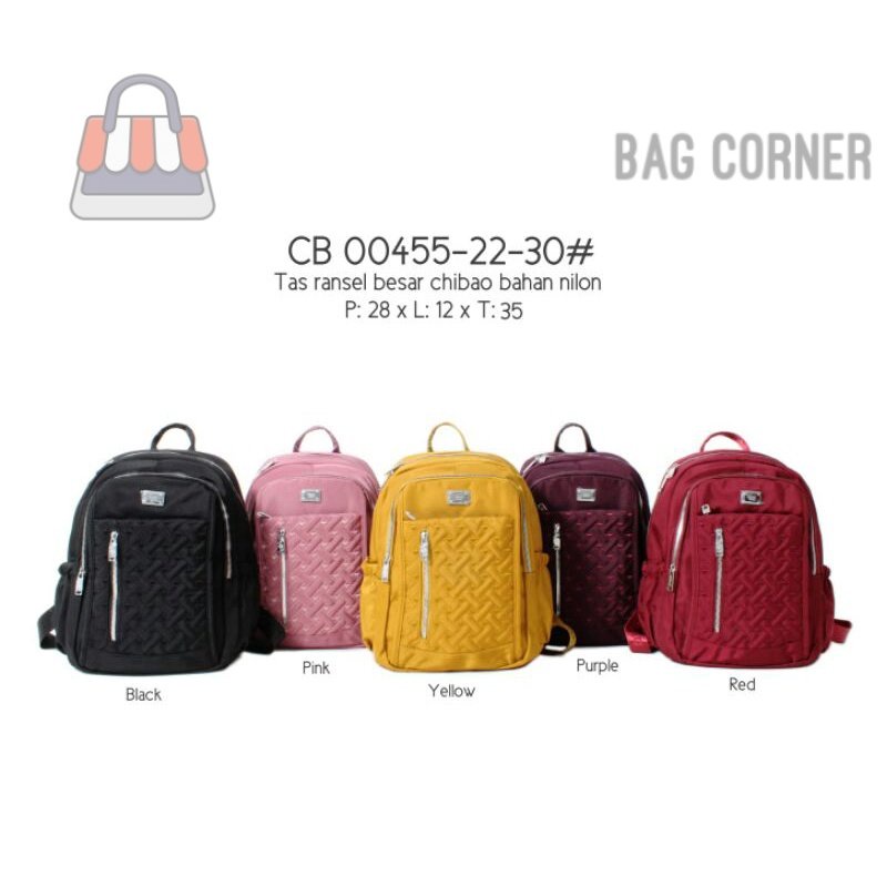 BagCorner - Tas Ransel Laptop Backpack Tas Fashion Wanita Tas Punggung Sekolah Tas Kuliah Import ran