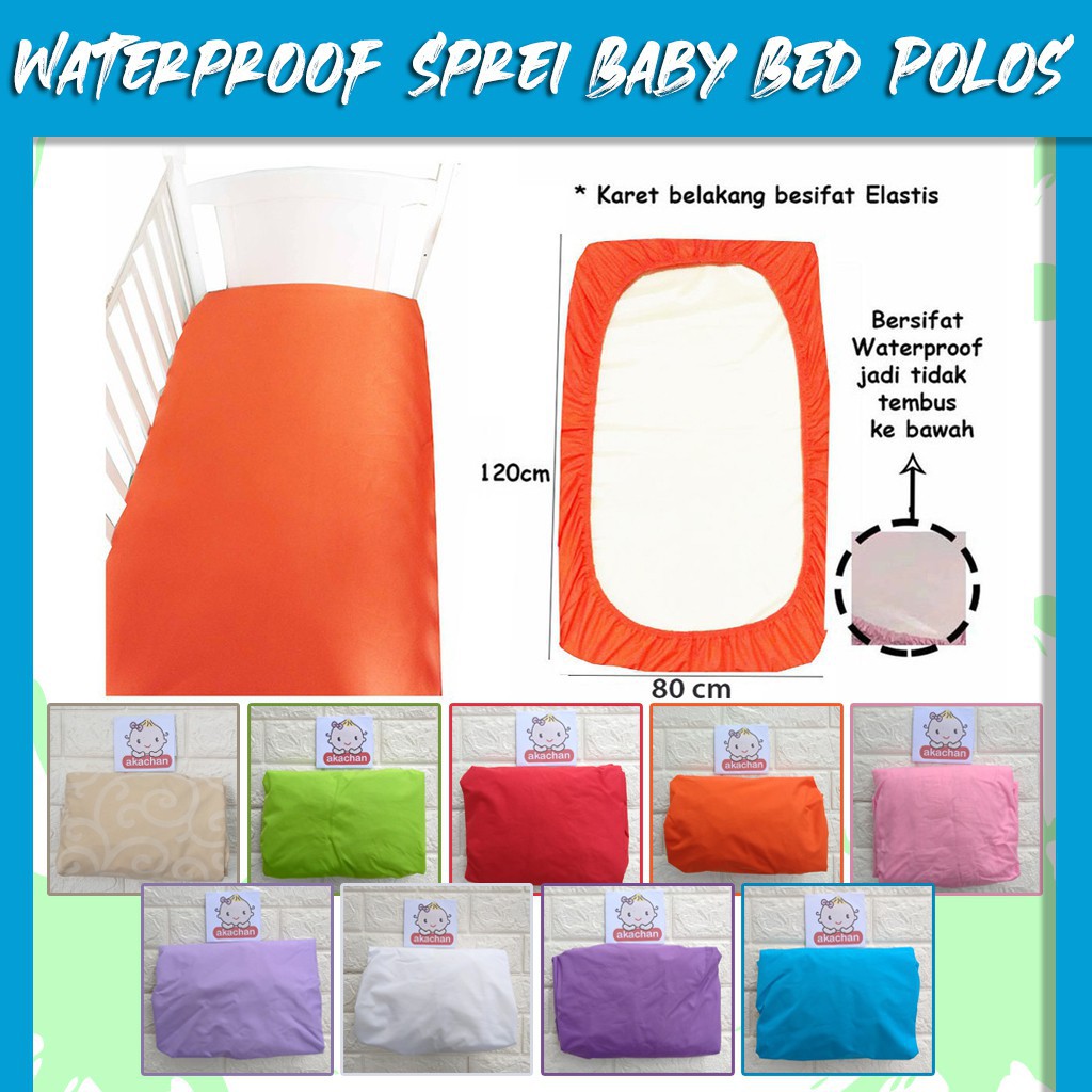 PO Sprei Waterproof Karet keliling Akachan