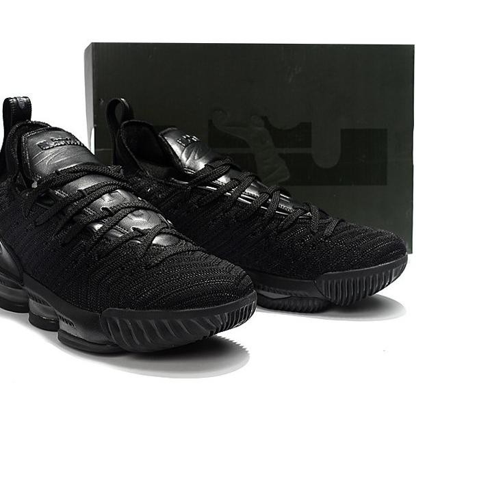 lebron xvi triple black