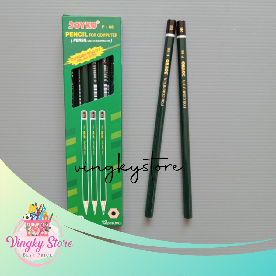 

Pencil / Pensil Joyko P-88 / 2B / 1 BOX 12 PCS