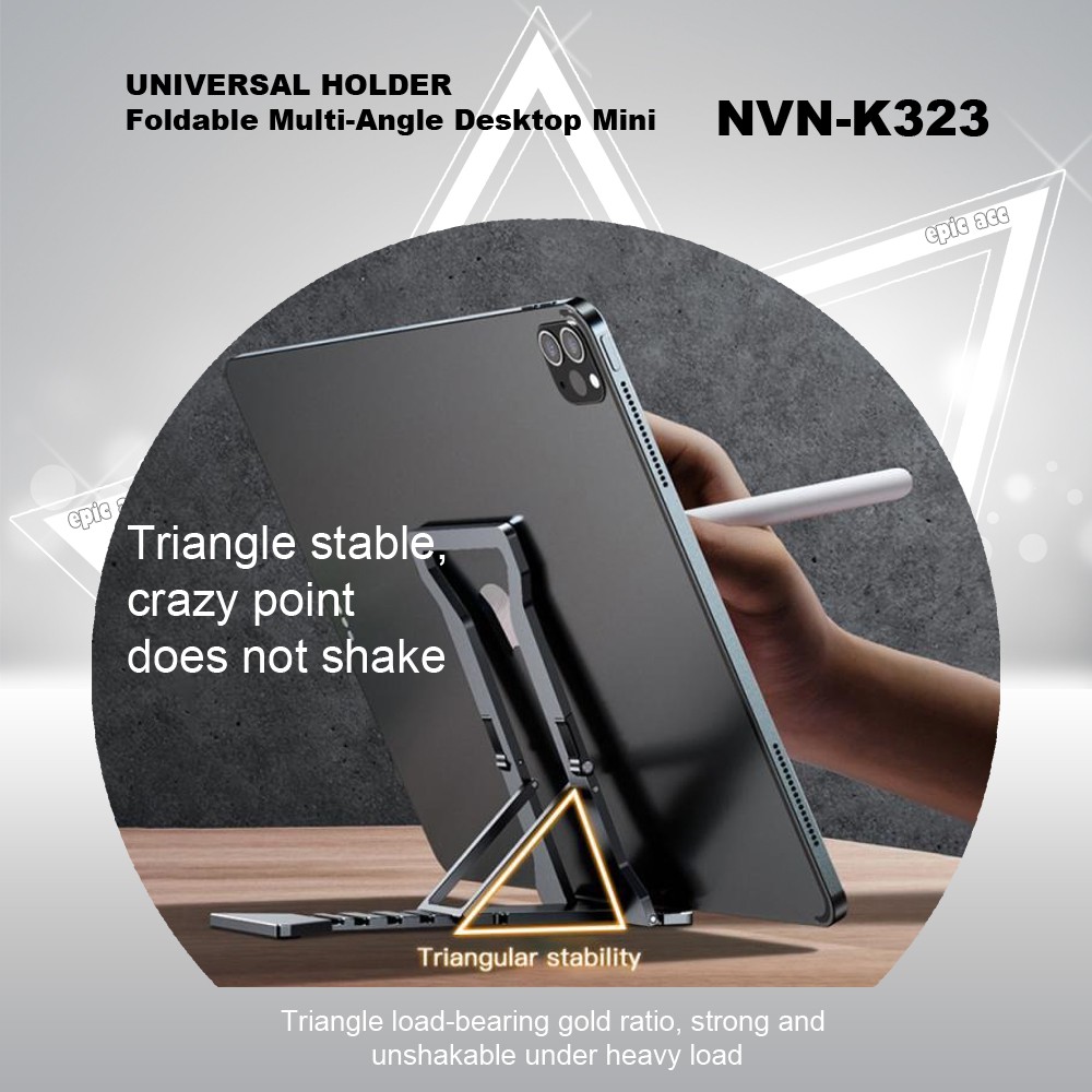 NVN-K323 PHONE STAND HOLDER HP TEMPAT TATAKAN HP DI MEJA ALL TIPE HP