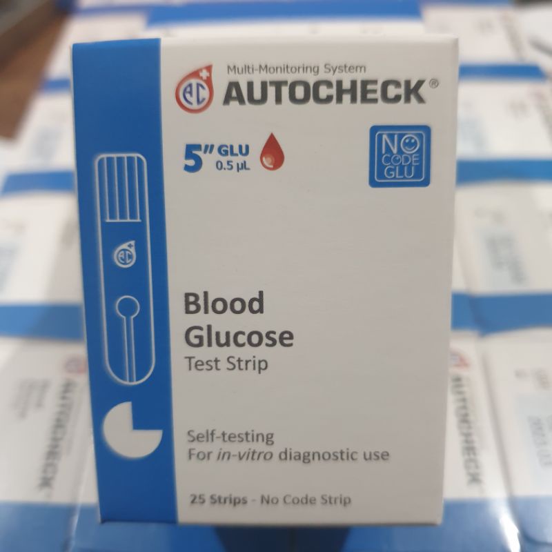 Autocheck Blood Glucosa Test Strip Gula Darah