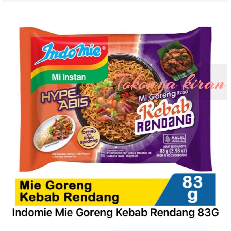 

Indomie kebab rendang