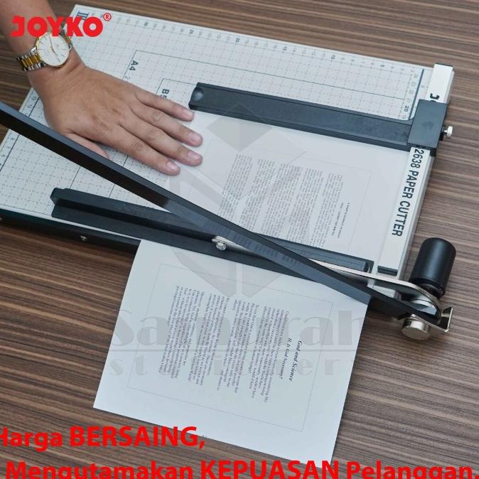 

Paper Cutter F4 Joyko Pc 2638 / Mesin Pemotong Cutting Kertas 26X38 Cm