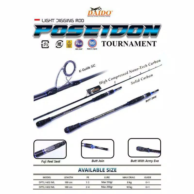 Rod Jigging Daido Poseidon 1 - 3