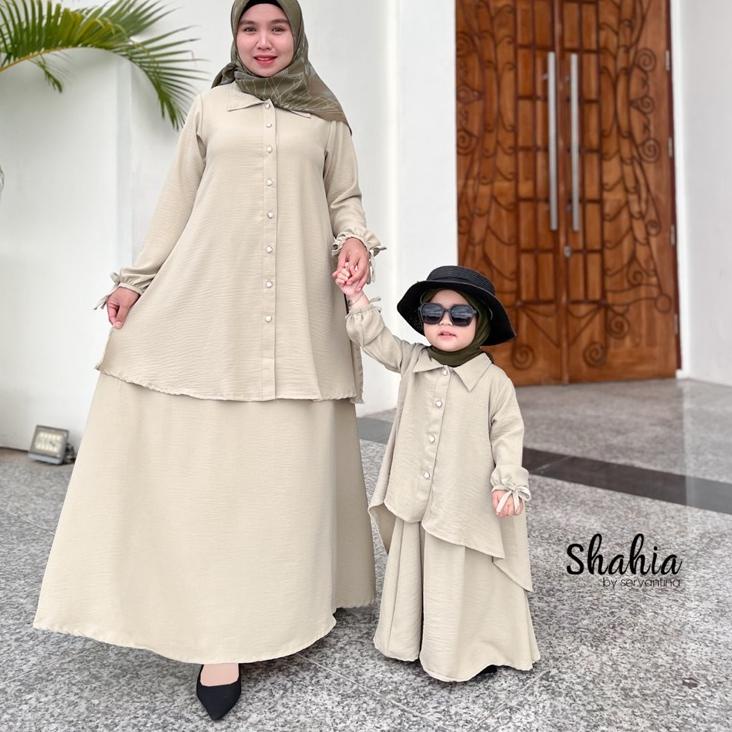 Terlaris.. SHAHIA - Kalisa Oneset Setelan Rok