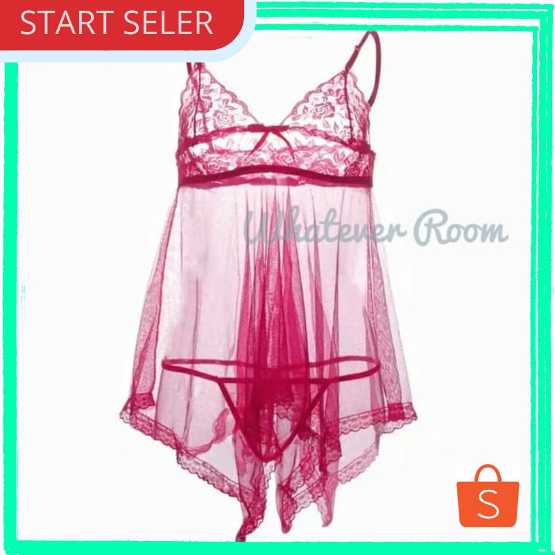 Longnight sexy lingerie baju tidur Babydoll terlaris Long night