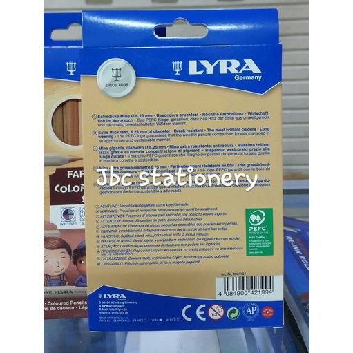 

WARNAPENSIL- LYRA SKIN TONES - COLOR GIANTS 12 PCS -PENSIL WARNA