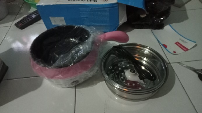 Panci Elektrik Serbaguna/ Panci Travel Listrik Multifungsi