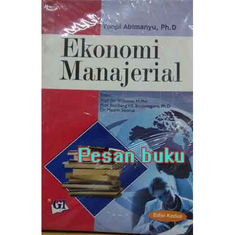 Buku Ekonomi Manajerial/yoopi abimanyu