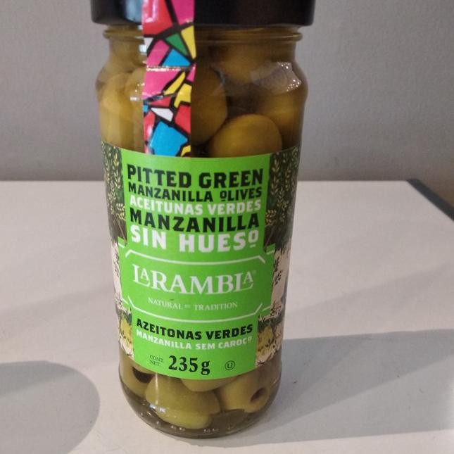 

Ga pake ribet !! La Rambla Pitted Green Olives/Buah Zaitun 235gr !!