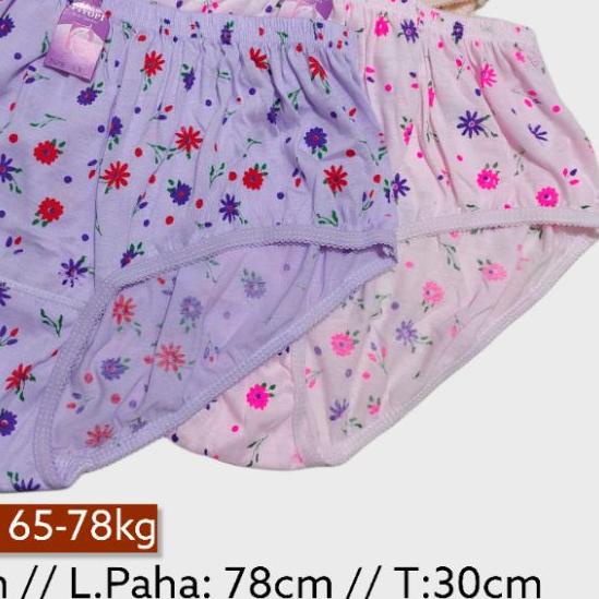 ○ Celana Dalam Wanita/CD Wanita Motif Bunga Murah Konveksi Langsung Grosir Lusinan XXL CD ☈