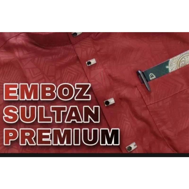 KEMEJA EMBOS TRENDING/KEMEJA SULTAN PREMIUM 100% ORIGINAL