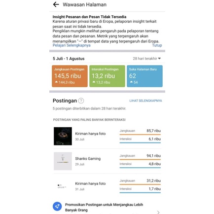 Fanpage Monetisasi // Facebook Monetisasi