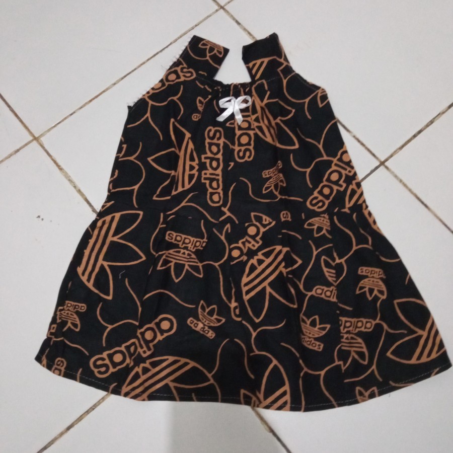 dress simpel santai anak kecil rayon