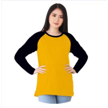 Kaos Baju Wanita Raglan Lengan 3/4 (POLOS) Kaos Cewek/ Kaos Oblong/ Kaos Baju Tshirt Atasan Wanita/ Kaos Raglan Lengan Panjang/ Baju Wanita/ Baju Cewek/ Kaos/Baju/Tshirt/Pakaian/Kaos Baju Wanita Raglan Murah Berkualitas