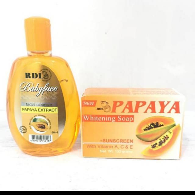 Sabun dan toner PAPAYA RDL/ PAPAYA RDL SOAP