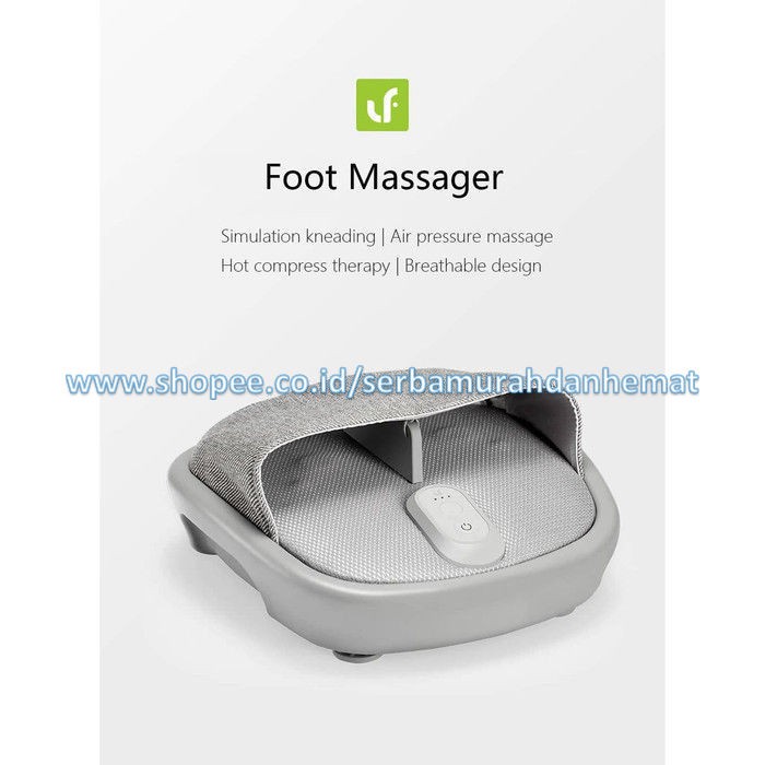 Alat Pijat Kaki Kompres Hangat Shiatsu 3in1 LERAVAN Foot Massager Kneading Vibrating Roller