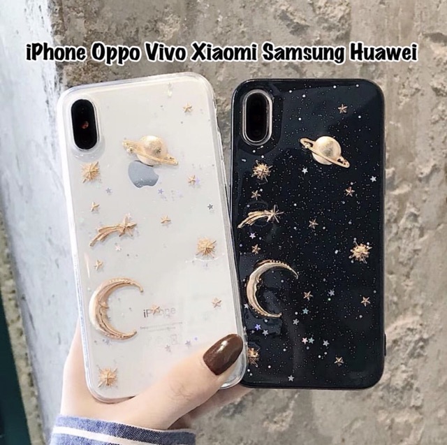 Glitter Case iPhone Oppo Vivo Xiaomi Samsung Huawei A5s F11 pro V15 A30 F9 A50 A70 A80 Y17 Real me 3