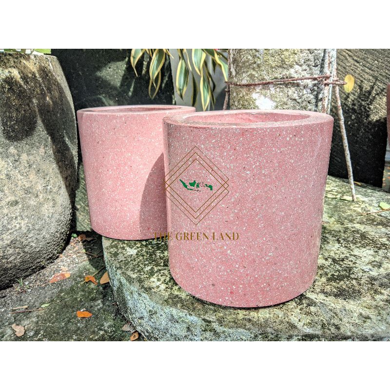 Mini cylinder - pot teraso D15xT15cm