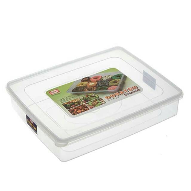 Kotak Kue / Tempat Kue Plastik / Tempat Donat Plastik / Donutsu