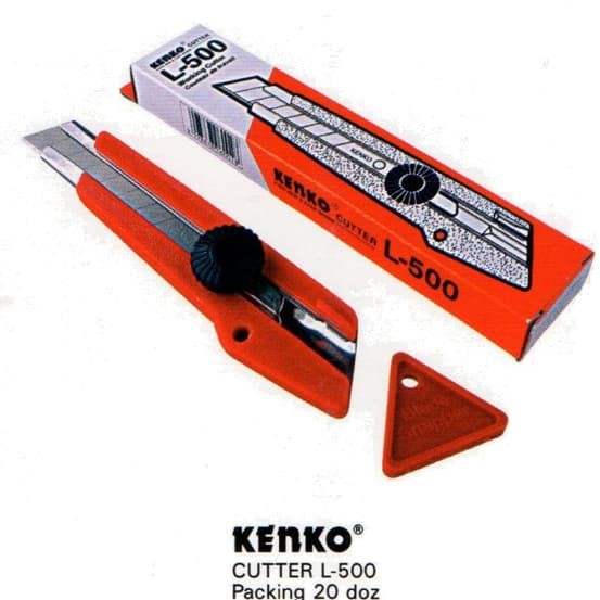 

Kater / Cutter KENKO L-500 L500 Besar / Mata Pisau Potong Gunting HPL