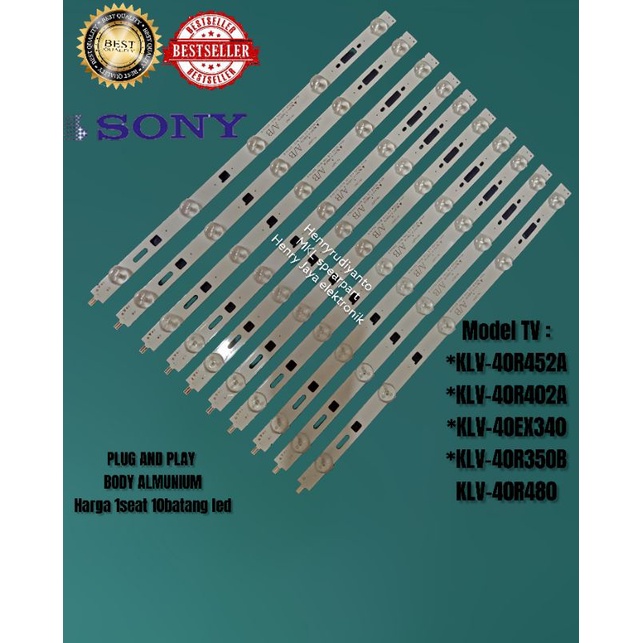 BACKLIGHT TV SONY 40 INCH KLV-40R452A KLV-40R402A KLV-40EX340 KLV-40R350B