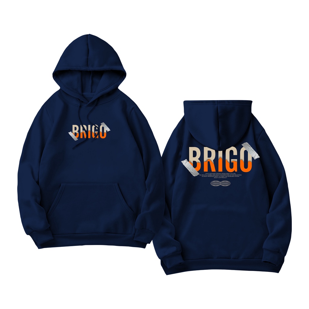 BRIGO Jumper Hoodie Scotch tape Art   II Sweater Hoodie BRIGO Sablon DTF Fleece Cotton M-XXL (Pria &amp; Wanita) Free stiker&amp;Gantungan Kunci