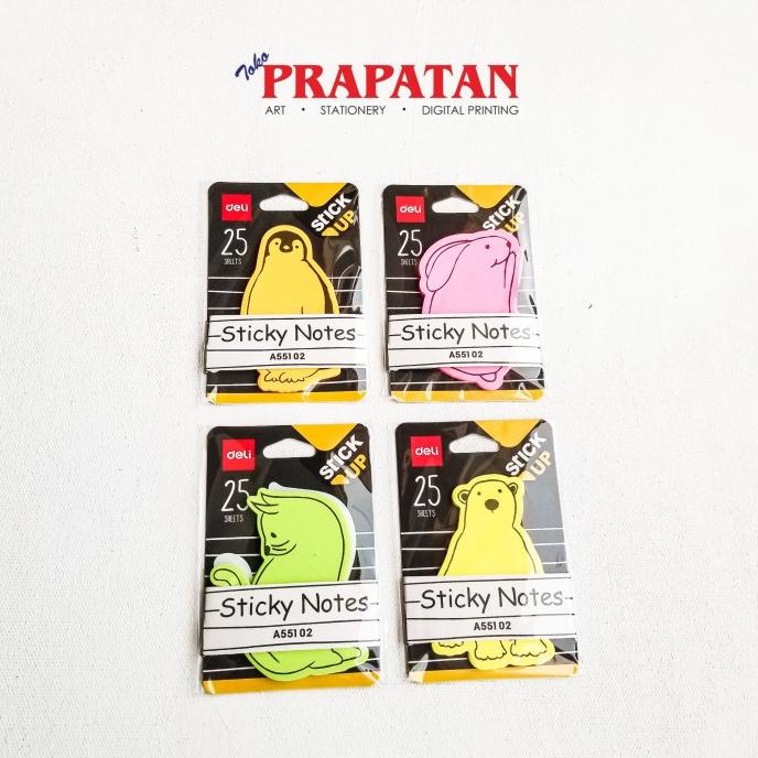 

DELI STICKY NOTE TEMA BINATANG A551 02 - KUCING