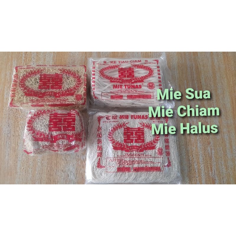 

Mie Tunas Bagan , wan tan mie, mie sua, mie chiam