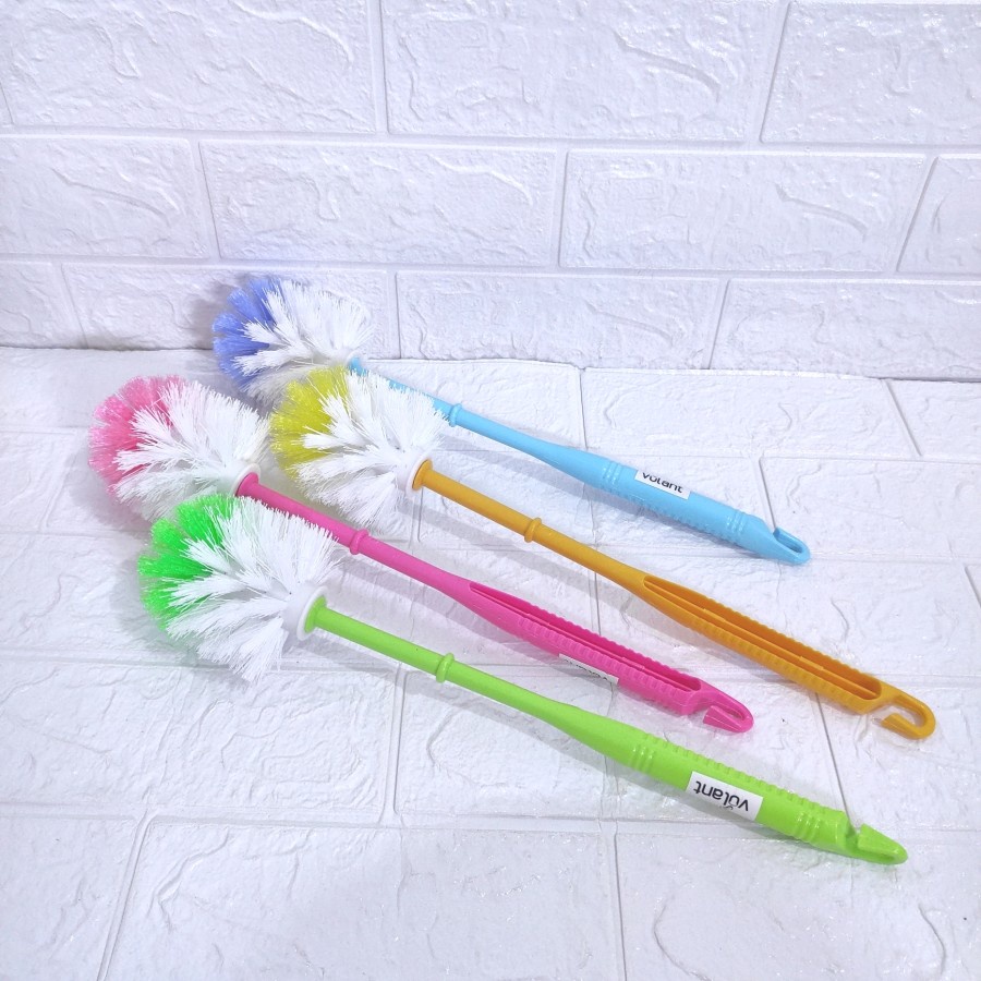 Sikat WC Kloset Toilet Brush Jongkok Duduk Gantung Bulat Murah Gagang