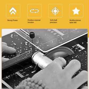 Wolike Table Saw Mesin Potong / Poles Mini Serbaguna Diy 100W - T5