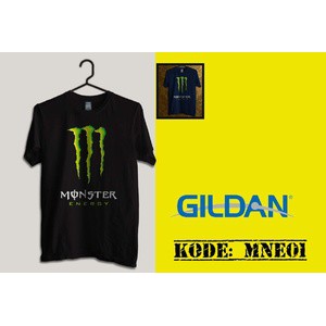 Kaos Gildan Softstyle - Kaos Design Monster Energy