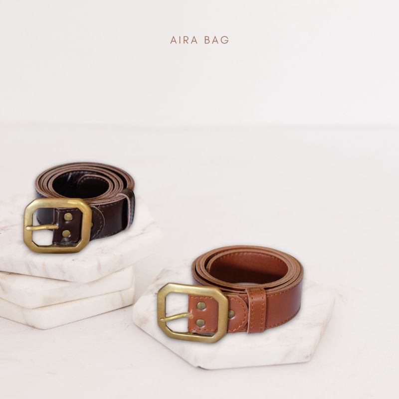 AIRA | Sabuk Kulit Asli Pria Leather Original